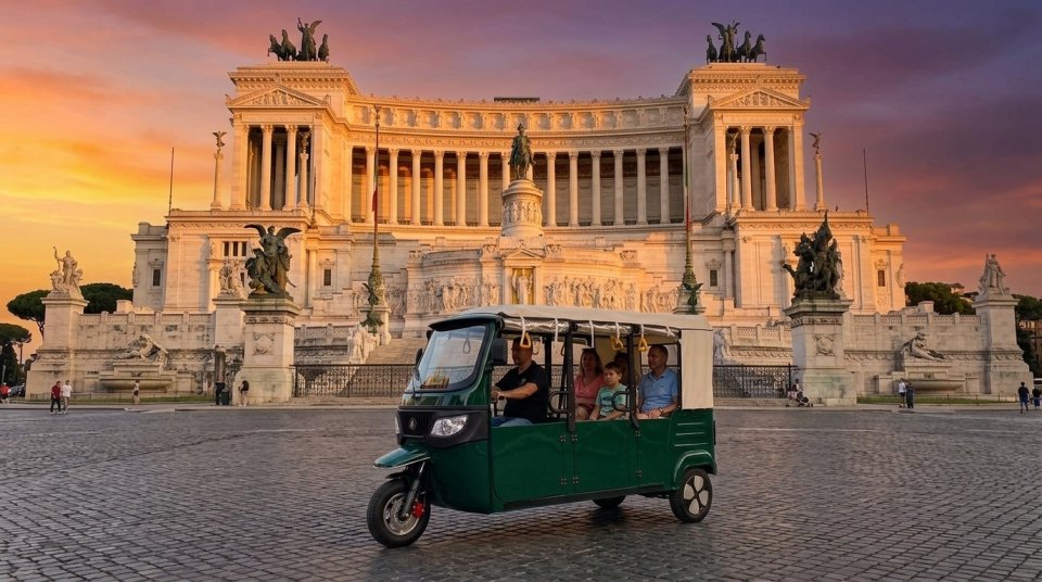 Tuk tuk per Roma